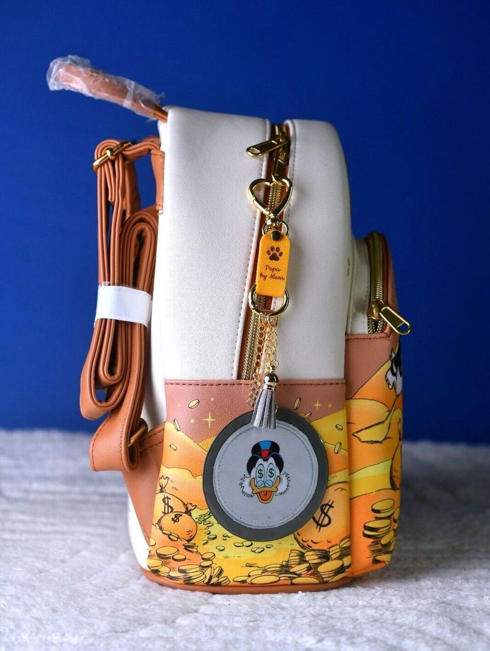 Loungefly Disney DuckTales Money Vault Mini Backpack - NWT - Picture 2 of 9